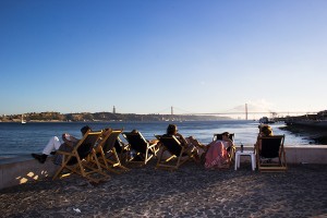 Lissabon auringonlasku